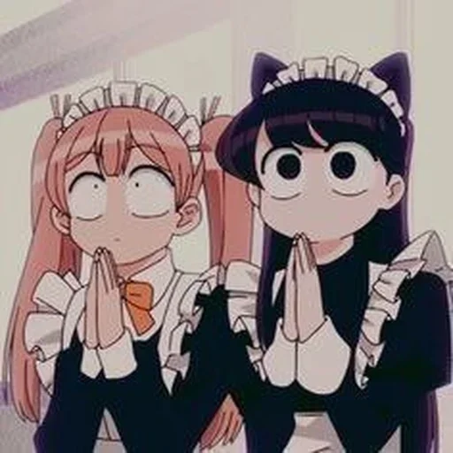 Стикер У Коми сан проблемы с общением