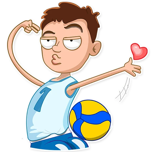 Стикер George Volleyball