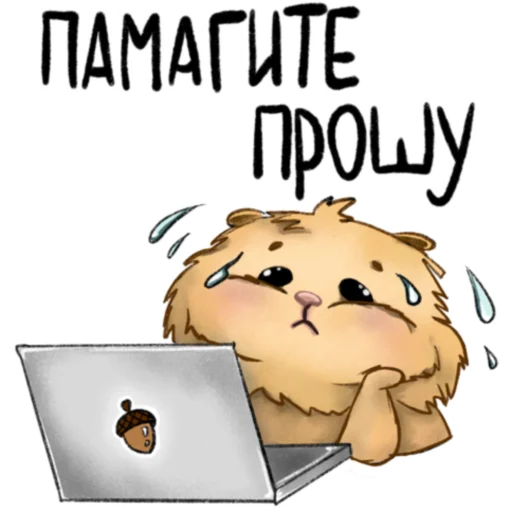 Стикер Хомяк Инвестор