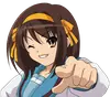 Стикер Haruhi Suzumiya