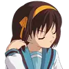 Стикер Haruhi Suzumiya