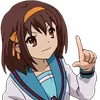 Стикер Haruhi Suzumiya