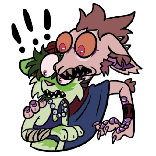 Стикер Харви и Лори