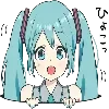 Эмодзи Hatsune Miku