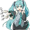 Эмодзи Hatsune Miku