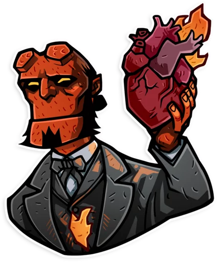 Стикер Hellboy
