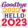 Стикер Hello 2023