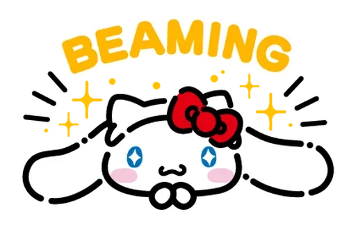 Стикер Hello Kitty