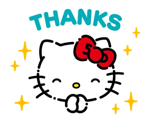 Стикер Hello Kitty
