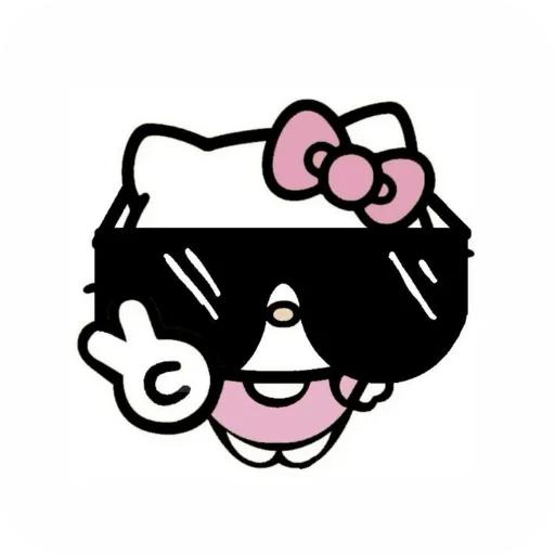 Стикер Hello Kitty