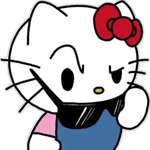 Стикер Hello Kitty