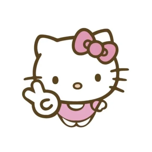 Стикер Hello Kitty