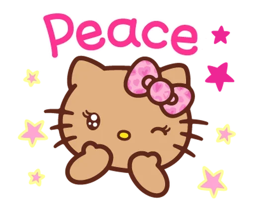 Стикер Gyaru Hello Kitty