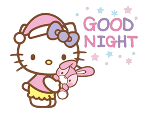 Стикер Hello Kitty