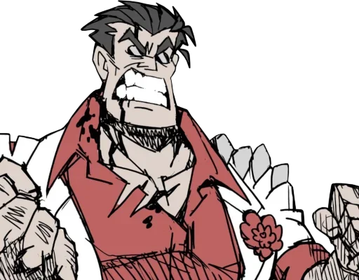 Стикер Helltaker Comics