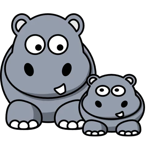 Стикер Hippo Pack
