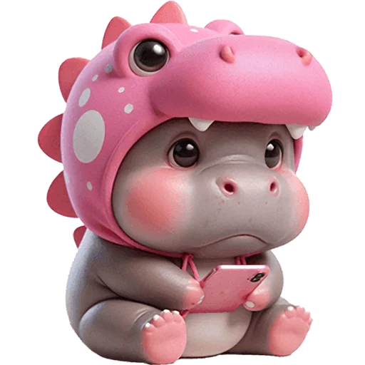 Эмодзи Бегемотики Дино