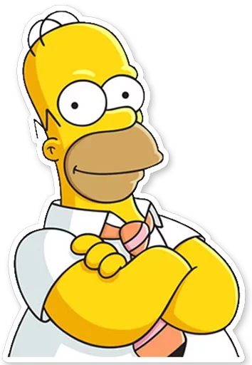 Стикер Homer Simpson