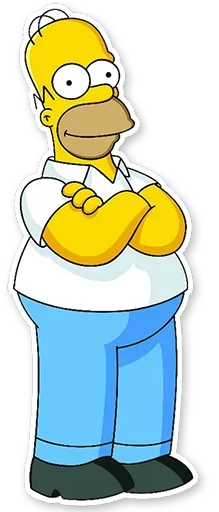 Стикер Homer Simpson