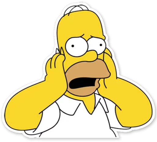 Стикер Homer Simpson
