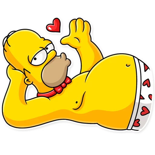 Стикер Homer Simpson