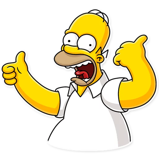 Стикер Homer Simpson