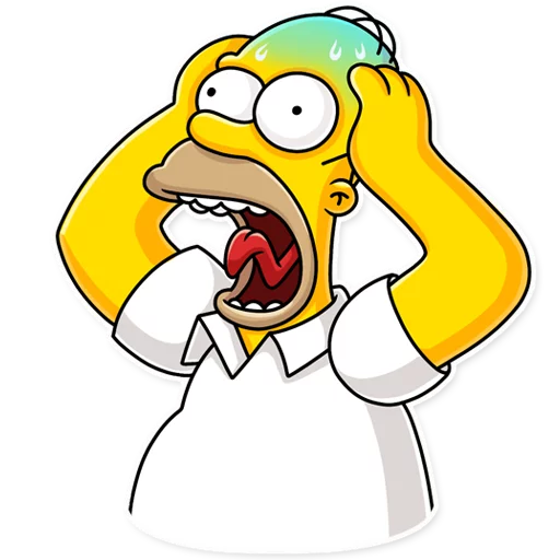 Стикер Homer Simpson