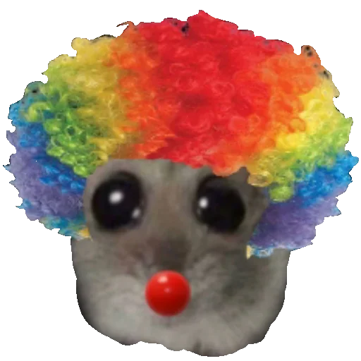 Стикер Грустный хомяк