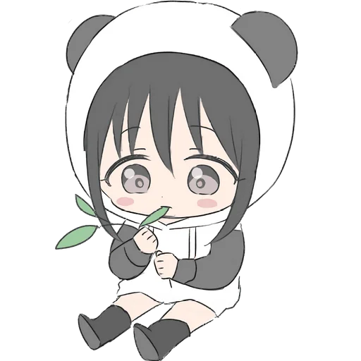 Стикер Худи панда