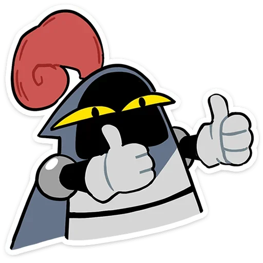 Стикер Говард и Скинни