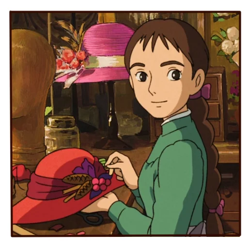 Стикер Howls moving castle