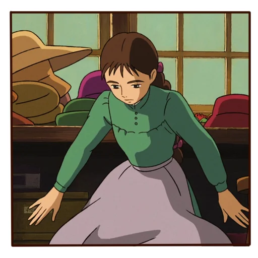 Стикер Howls moving castle