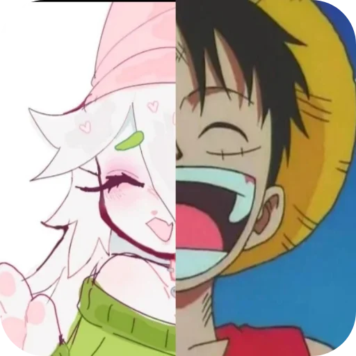 Стикер Cattail or Luffy