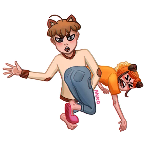 Стикер Хуманизация стикеров VK