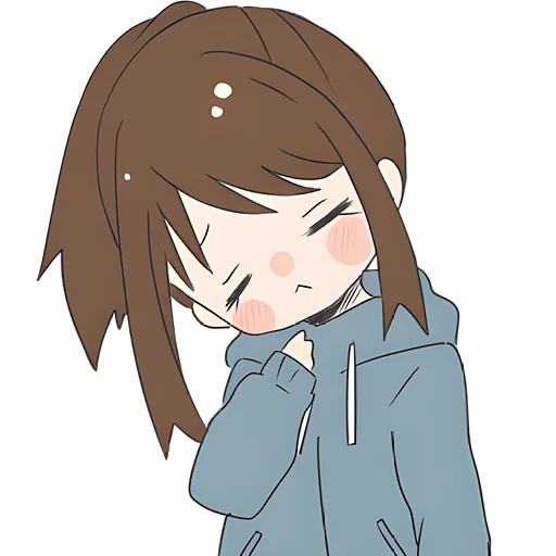 Стикер Хвостик тян