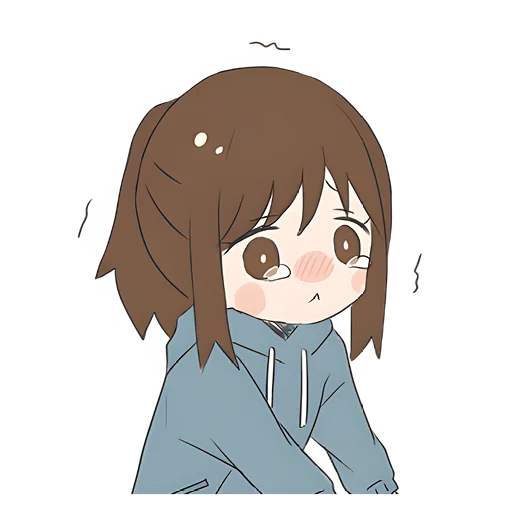 Стикер Хвостик тян