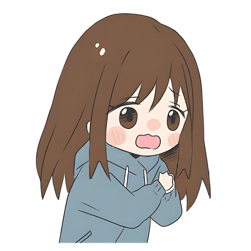 Стикер Хвостик тян