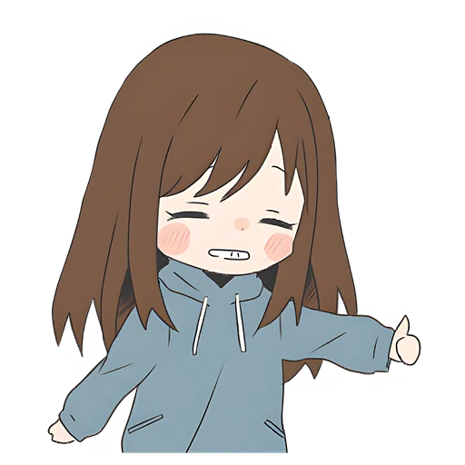 Стикер Хвостик тян