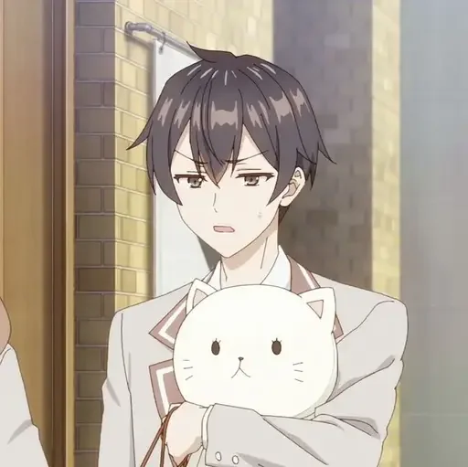 Стикер Аля иногда кокетничает