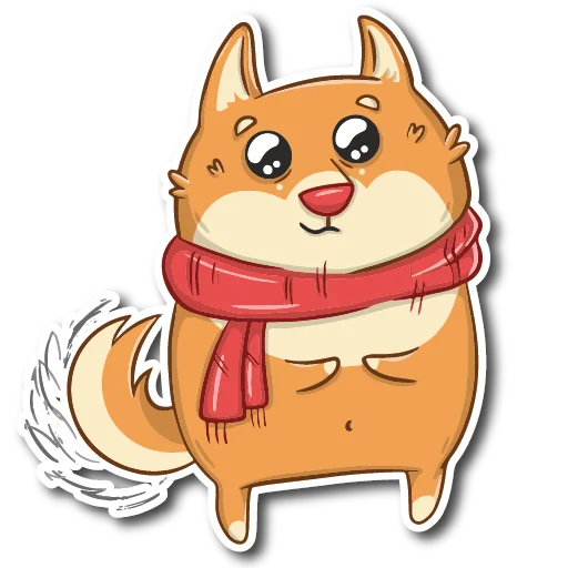 Стикер Пёс Ибу без текста