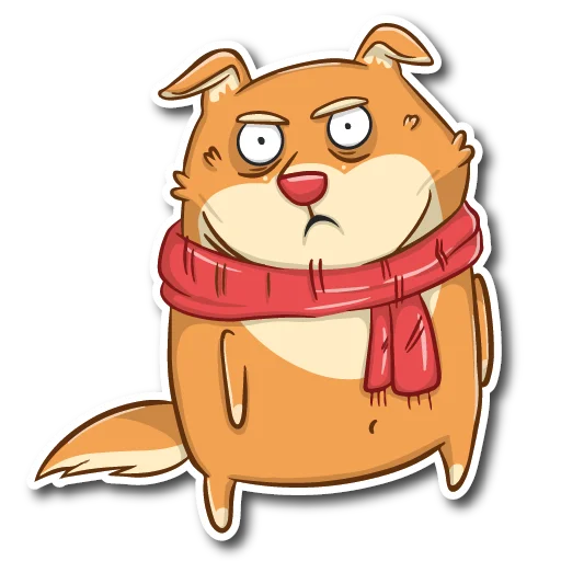 Стикер Пёс Ибу без текста