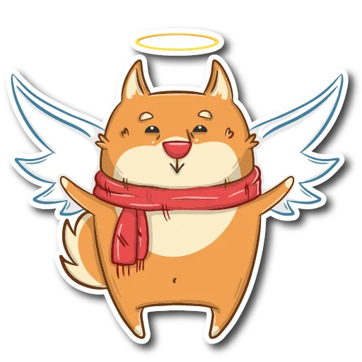 Стикер Пёс Ибу без текста