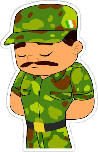 Стикер Indian Army (#Indian) •