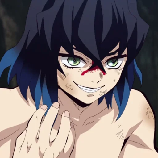 Стикер `Inosuke Hashibira.