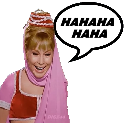 Стикер I DREAM OF JEANNIE-STREGA X AMORE