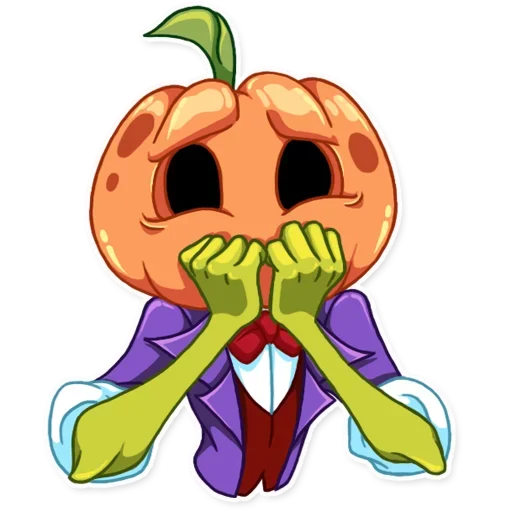 Стикер Jack Pumpkin Head