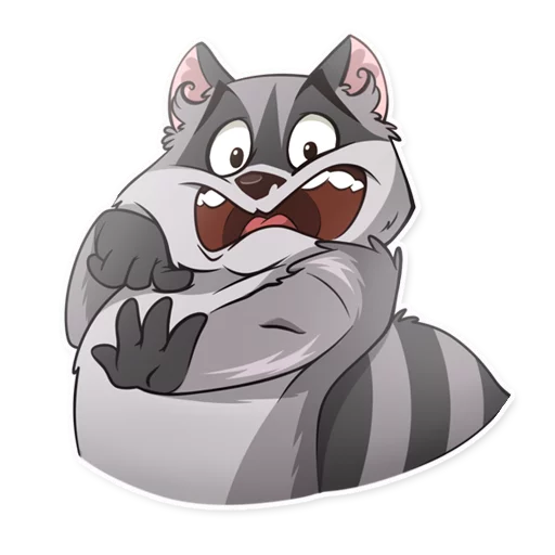 Стикер Jaxon Jed Raccoon