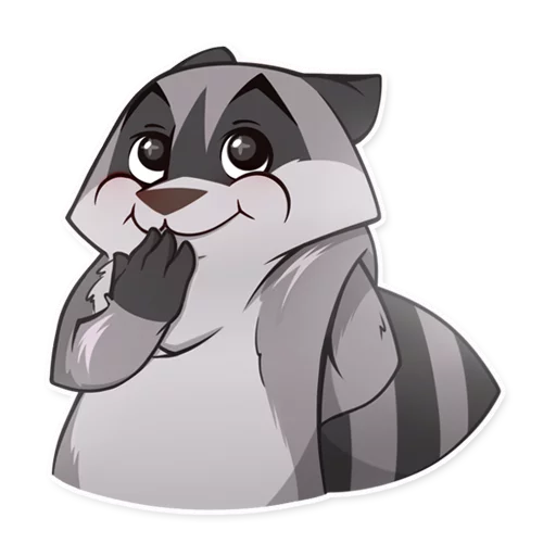 Стикер Jaxon Jed Raccoon