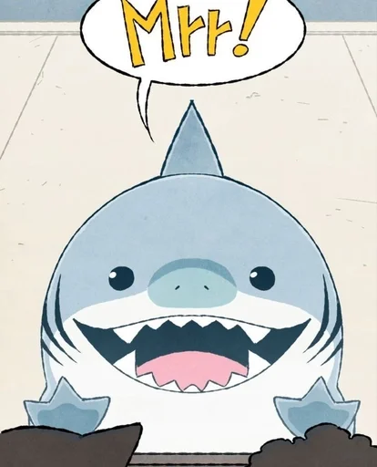 Стикер Jeff the Shark