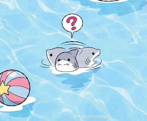 Стикер Jeff the Shark